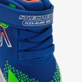 Skechers Flex - Glow Bolt 400138N Ortopedik Işıklı Çocuk Spor Ayakkabı thumbnail 6