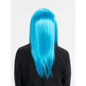 Açık Mavi Renk Uzun Düz Parti Peruğu thumbnail 2
