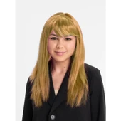 Altın Renk Düz Kesim İçi Astarlı Uzun Parti Peruğu Takma Saç - 1