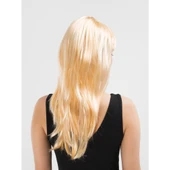 Platin Altın Dore Renk Uzun Düz Parti Peruğu - 2