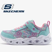 Skechers Heart Lights - Boogıe Love 303257L Ortopedik Işıklı Çocuk Spor Ayakkabı thumbnail 1