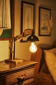 Celestia Modern Vintage Ahşap Masa Lambası Oturma Odası Yatak Odası Dekoratif Aydınlatma İskandinav Abajur - 1