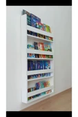 CTN PAZARLAMA Dekomotif Montessori Çocuk Odası Eğitici Kitaplık 4 Raflı Beyaz Kitaplık60x120 - 2