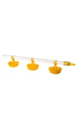 Hindiler Için Eko Nipel Suluk Sistemi 60 Cm 3 Nipelli Büyük Yaylı Çanaklı - 1