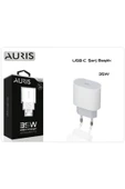 güvenlisepet Auris 35w Yüksek Hızlı PD USB C Şarj Adaptörü Type C Şarj Kafası Tüm Android + İos Uyumlu - 2