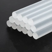 84 ADET İnce Mum Silikon 7.5 mm Uzunluk 30 cm Çubuk Sıcak Silikon Hobi Eşya Maket Yapıştırma Slikon - 5