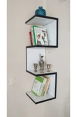 egetel Dekoratif Duvar Raf Kitaplık Çiçeklik - 3