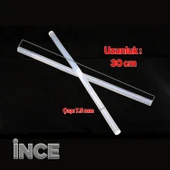 10 ADET İnce Mum Silikon 7.5 mm Uzunluk 30 cm Çubuk Sıcak Silikon Hobi Eşya Maket Yapıştırma Silikon - 5