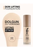 Flormar Skin Lifting 030 Soft Ivory Sıkılaştırıcı Bakım Yapan Kremsi Dokulu SPF 30 Fondöten - 3