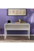uznticaret Ofis Ve Çalışma Masası - Mat Lake Beyaz 120x52x75 Cm - 1