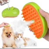 Şarjlı Soğuk Buharlı Kedi Köpek Fırçası Tarağı thumbnail 2