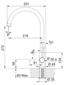 Franke Lina Clear Water Filtreli Krom Armatür - 5