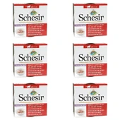 Schesir Suda Pişmiş Ton Balıklı Sığır Etli ve Pirinçli Yetişkin Kedi Konservesi 85 Gr (6 Adet) thumbnail 1