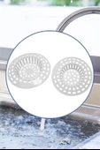 2 Li Plastik Mutfak - Banyo  Lavabo Filtresi Süzgeci - 3