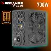 SPRANGE PS700-80P 700 Watt 80 Plus Bronze Power Supply - 1