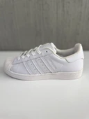 ADIDS SUPERSTAR KADIN SPOR AYAKKABI BEYAZ-BEYAZ - 5