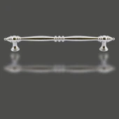 Mobilya Mutfak Dolabı Çekmece Dolap Kapak Kulpu Düz Metal Kulp Kulbu Kulpu 16 Cm-160 Mm Krom thumbnail 3