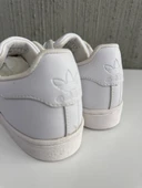 ADIDS SUPERSTAR KADIN SPOR AYAKKABI BEYAZ-BEYAZ - 4