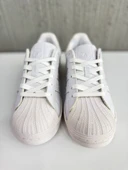 ADIDS SUPERSTAR KADIN SPOR AYAKKABI BEYAZ-BEYAZ - 1