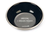 Beeztees Kedi Mama Su Kabı, Paslanmaz Çelik, Siyah, 13cm, 350ml - 2
