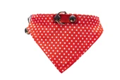 Beeztees Kedi Boyun Tasması, Bandanalı, Zilli, Kırmızı, 24-29cm thumbnail 2
