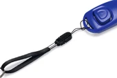 Beeztees Köpek Eğitim Düdüğü ve Klikırı, Karabina ve Bağlama Kordonlu, Mavi, 7x3x2cm thumbnail 4