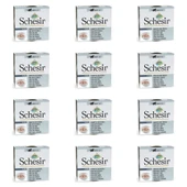 Schesir Jöle İçinde Ton Balıklı ve Levrekli Yetişkin Kedi Konservesi 85 Gr (12 Adet) - 1