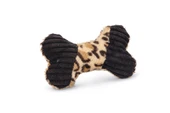 Beeztees Köpek Oyuncağı, Sesli, Kemik, Peluş, Siyah/Kahverengi, 18x13x3cm thumbnail 2