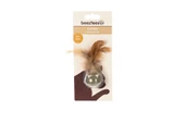 Beeztees Kedi Oyuncağı, Kediotu Topu, Tüylü, 12cm - 2