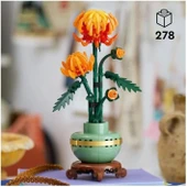 LEGO Icons Krizantem 10368 - Yetişkinler için Dekoratif Kasımpatı Çiçeği Yapım Seti, Anneler Günü Hediyesi (278 Parça) - 2