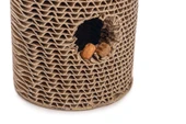 Beeztees Kedi Oyuncağı, Karton Silindir ve Püskül, 23x10x10cm thumbnail 4