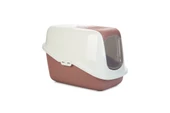 Beeztees Kapalı Kedi Tuvaleti, Koku Filtreli, Pembe Beyaz, 56x39x39cm thumbnail 1