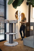 Beeztees Kedi Tırmalama, Gri, 70x70x120cm thumbnail 3