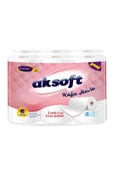 Aksoft Super Beyaz Havlu 6 Lı - 1