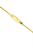 Cigold Taşlı Çocuk Bileklik 14 Ayar Altın 2.00 Gr OA-C11303029267 - 3