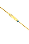 Cigold Taşlı Çocuk Bileklik 14 Ayar Altın 1.85 Gr OA-C11203029268 - 3