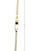 Cigold Taşsız Çocuk Bileklik 14 Ayar Altın 3.89 Gr OA-C11603029271 - 1