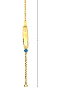 Cigold Taşlı Çocuk Bileklik 14 Ayar Altın 1.90 Gr OA-C11303029269 - 1