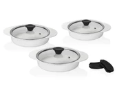 Taç Granit Plus 3'lü Sahan Seti Tak/Çıkar Silikon Saplı - 3