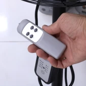 Sanayi Tipi 65 cm 190W Ayaklı Kumandalı Vantilatör Sessiz Geniş Alanlara Uygun Endüstriyel Güçlü Fan - 7