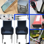 30 mm x 40 mm Masa Sandalye Sehpa Mobilya Parke 8 Adet Ayak Tapası Takozu Tıpa Papuç Takoz Çizilme - 3