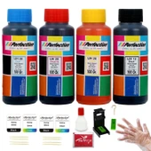 Perfection HP Uyumlu Deskjet İnk Advantage 3835, 4535, 4675 (Kartuş no:652) Aparatlı Solüsyonlu Kartuş Dolum Seti 4x100 gr. thumbnail 1