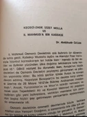 KEÇECİ-ZADE İZZET MOLLA VE  II. MAHMUD'A BİR KASİDESİ  Dr. Abdülkadir ÖZCAN - 2