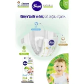 Sleepy Bebek Bezi Naturel Beden:2 (3-6Kg) Mini 336 Adet Jumbo Mega Avantaj Pk thumbnail 4