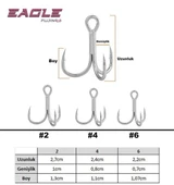 Fujin Eagle Süper Anti-Rust Üçlü Kanca - 3