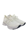 Aybaak 5008 Taşlı Dolgu Topuk Kadın Ayakkabı Sneaker - 7