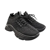 Aybaak 5008 Taşlı Dolgu Topuk Kadın Ayakkabı Sneaker - 4