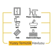 Sleepy Yüzey Temizleme Havlusu Arap Sabunlu 100'lü 4 Adet thumbnail 3