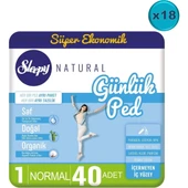Sleepy Natural Günlük Ped Normal 720 Adet thumbnail 1