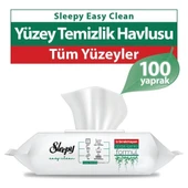 Sleepy Easy Clean Yüzey Temizlik Havlusu Beyaz Sabun 100 Yaprak thumbnail 1